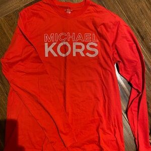 Michael Kors Red Men's Shirt